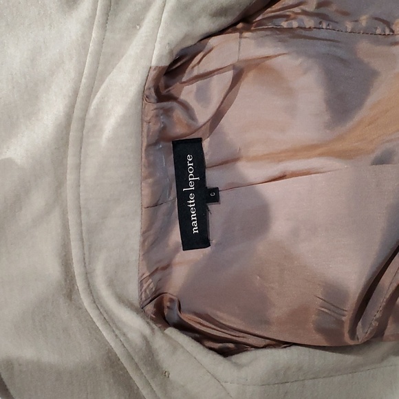 Nanette Lepore Cream Victorian Peacoat sz 0 - Picture 9 of 9